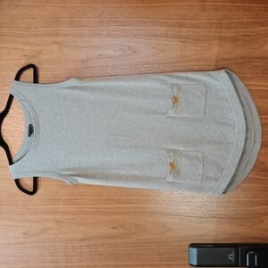 Theory Cashmere/Cotton Blend Knit Tunic Top S